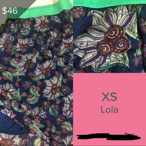 LuLaRoe Lola Skirt Size XS. BNWT